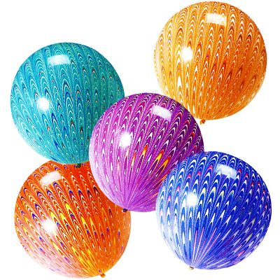 鈴木ラテックス ピーコックバルーン 50入 【風船 カラフル】 { お子様